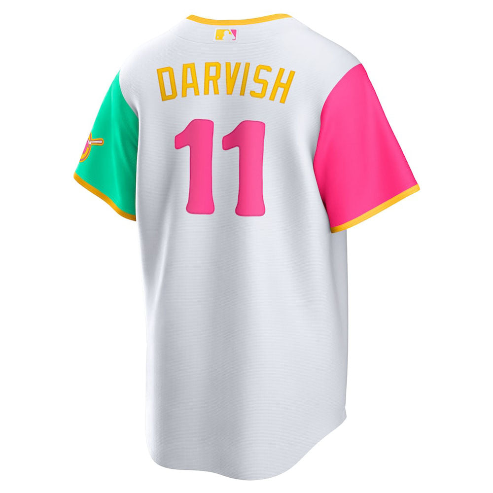 Men's San Diego Padres Yu Darvish City Connect Replica Jersey - White